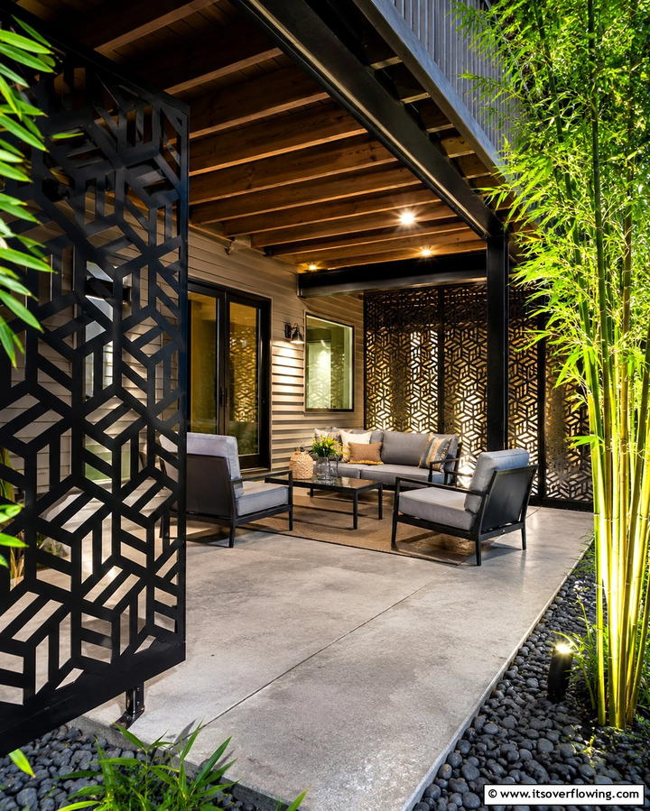 Stylish Privacy Screens - 25 Under Deck Landscaping Ideas for Hidden Spaces