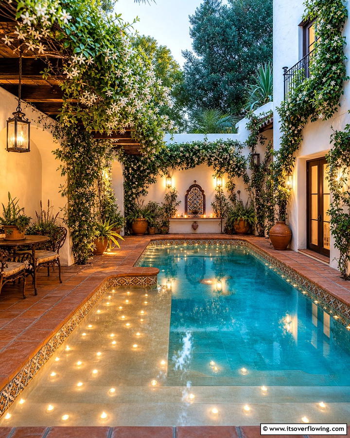 Submersible Tea Lights - 25 Pool Lighting Ideas to Illuminate Your Nighttime Swim