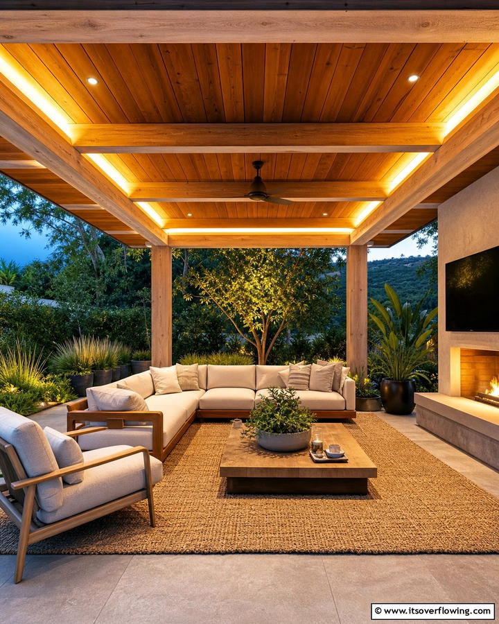 Subtle Cove Lighting - 21 Outdoor Lighting Ideas to Illuminate Your Nights