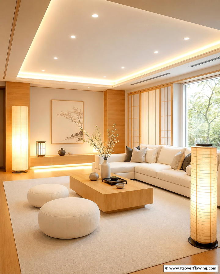Subtle Lighting Choices - 25 Japanese Bedroom Design Ideas for Minimalism