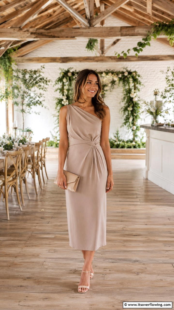Subtle Neutrals - 30 Guest Wedding Outfit Ideas- Stylish Attire Inspiration