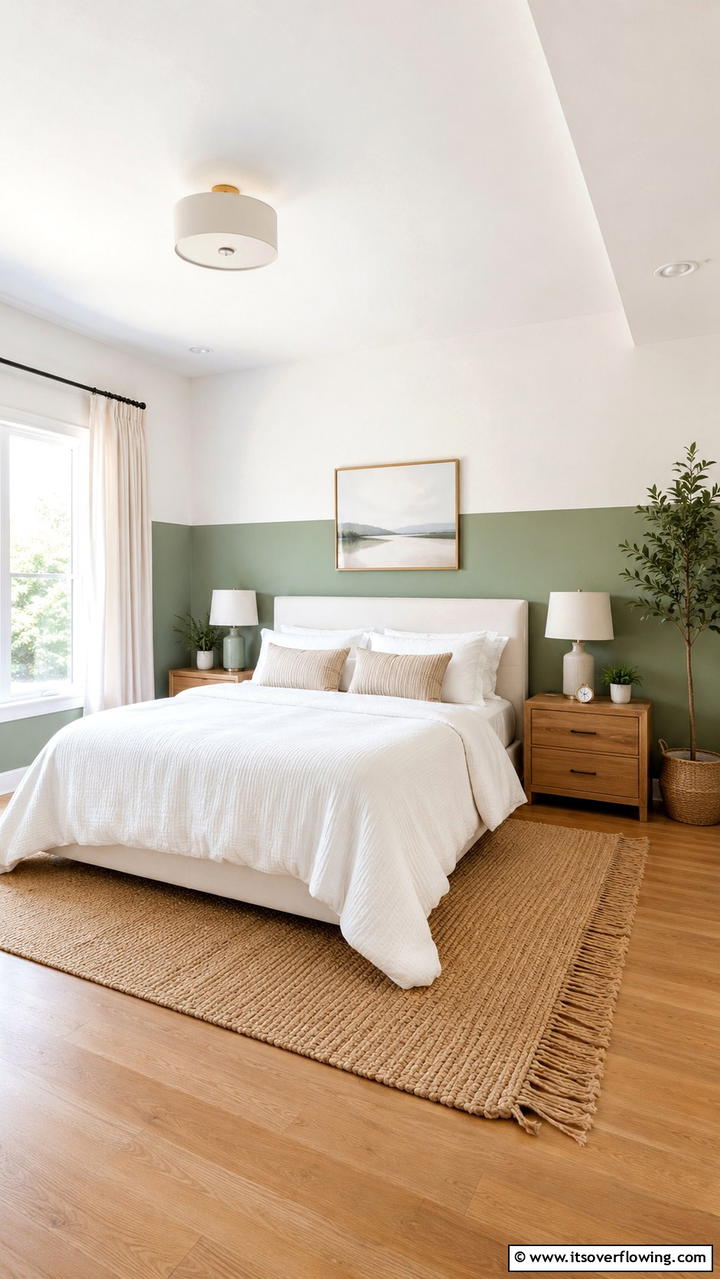 Subtle Painted Accent - 30 Half Wall Ideas- Modern Room Dividers & Design Tricks