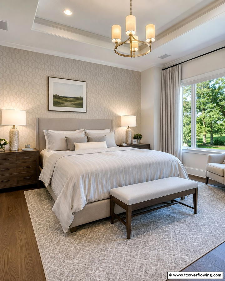 Subtle Patterns - 25 Transitional Interior Design Ideas for Your Home