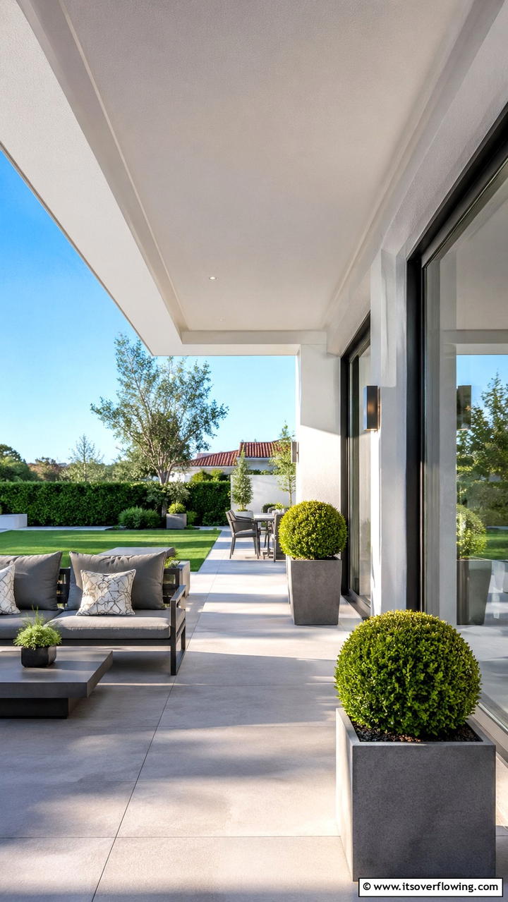 Subtle Recessed Design - 30 Deck Roof Ideas for Shaded Outdoor Living