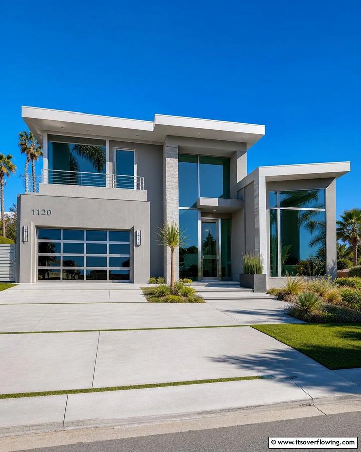 Subtle Silver Gray Sophistication - 21 Gray Exterior House Paint Ideas for Stunning Curb Appeal