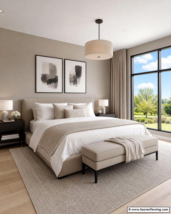 Subtle Taupe Touches - 21 Bedroom Paint Colors to Create Your Dream Sleep Sanctuary