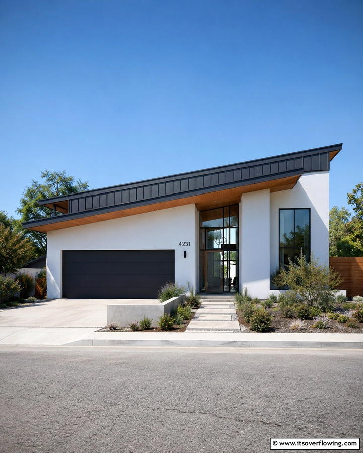 Subtle Texture Accents - 30 Minimalist House Exterior Ideas- Clean & Modern Designs