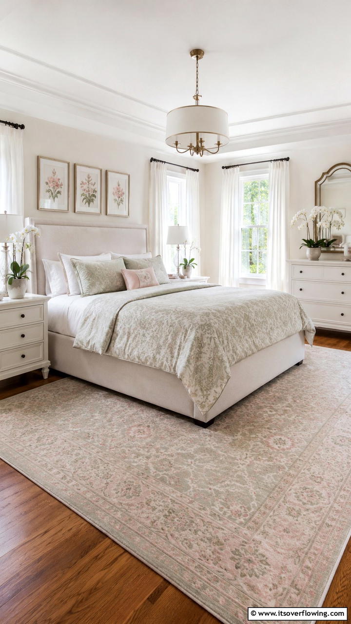 Subtle Understated Grace - 30 Bedroom Rug Ideas to Anchor and Elevate Your Decor