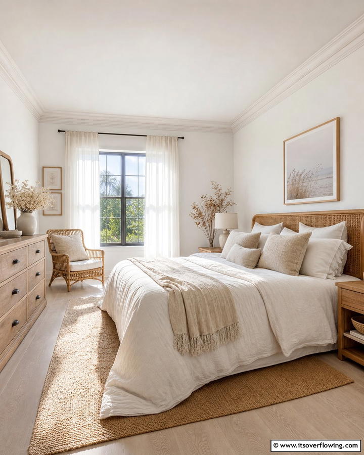 Subtle Whitewashed Crown Molding - 21 Crown Molding Ideas to Elevate Interior Architecture