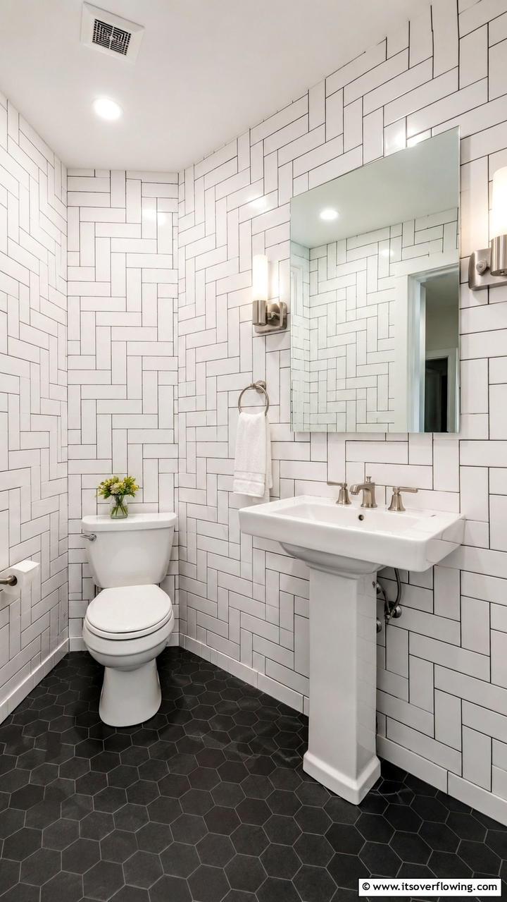 Subway Tile Patterns - 30 Bathroom Tile Ideas to Refresh Your Space with Style