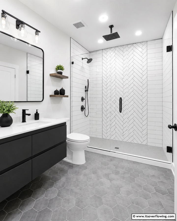 Subway Tile Shower SurroundsOne - 25 Shower Surround Ideas to Refresh Your Bathroom