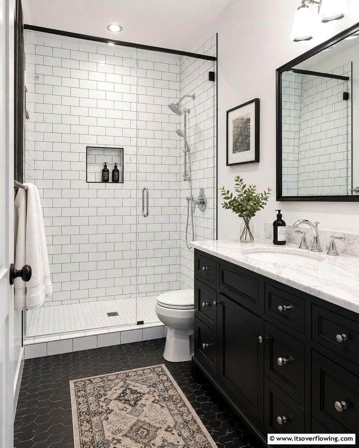 Subway Tiles for a Timeless Look - 25 Traditional Bathroom Ideas for Timeless Elegance
