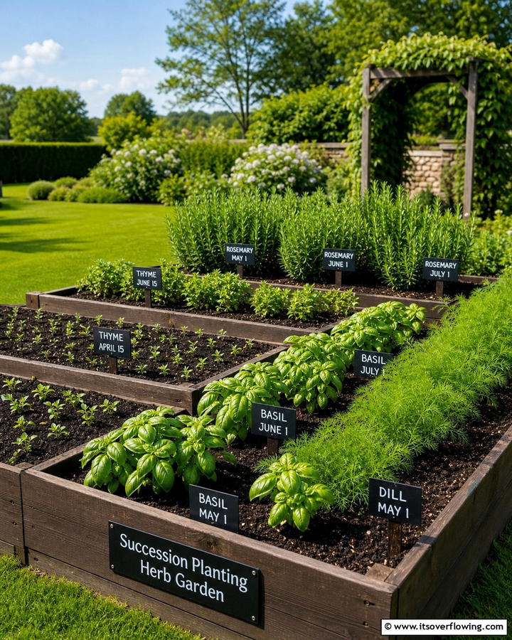 Succession Planting Herb Cycle - 21 Herb Garden Ideas to Cultivate Fresh Flavors at Home