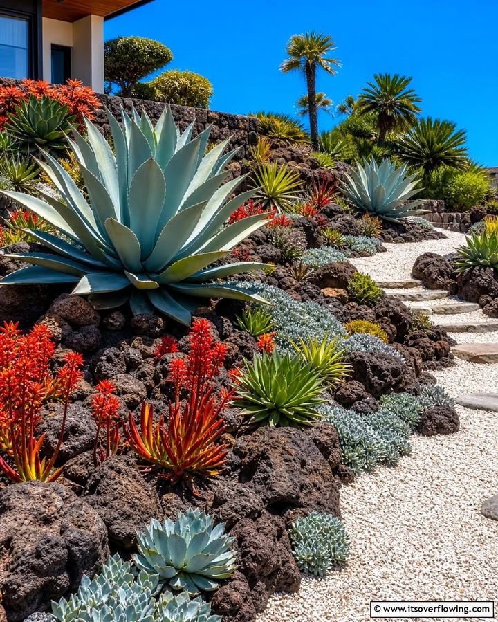 Succulent Rock GardenOne - 25 Succulent Garden Ideas for Low-Maintenance Beauty