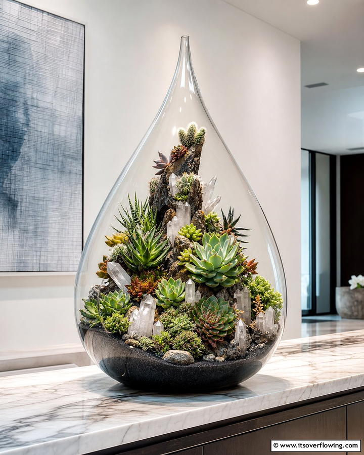 Succulent TerrariumOne - 25 Succulent Garden Ideas for Low-Maintenance Beauty