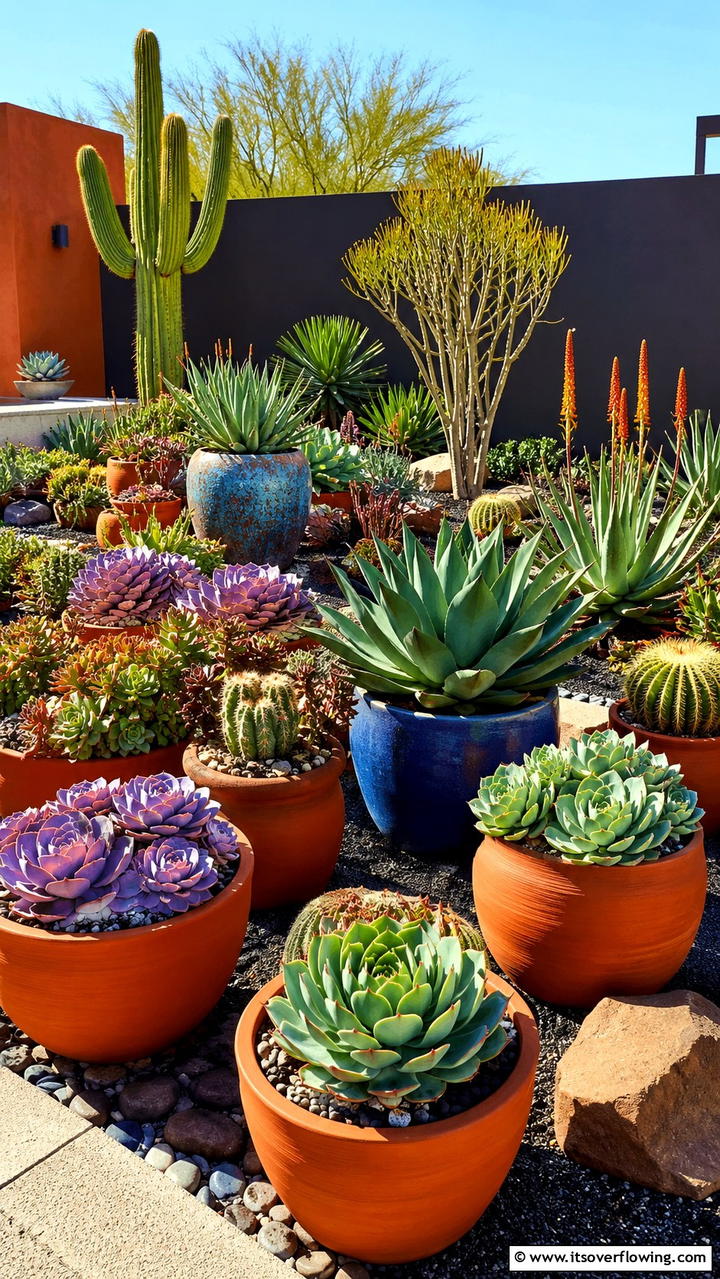 Succulent and Cacti Display - 30 Garden Ideas- Inspiring Designs for Every Season