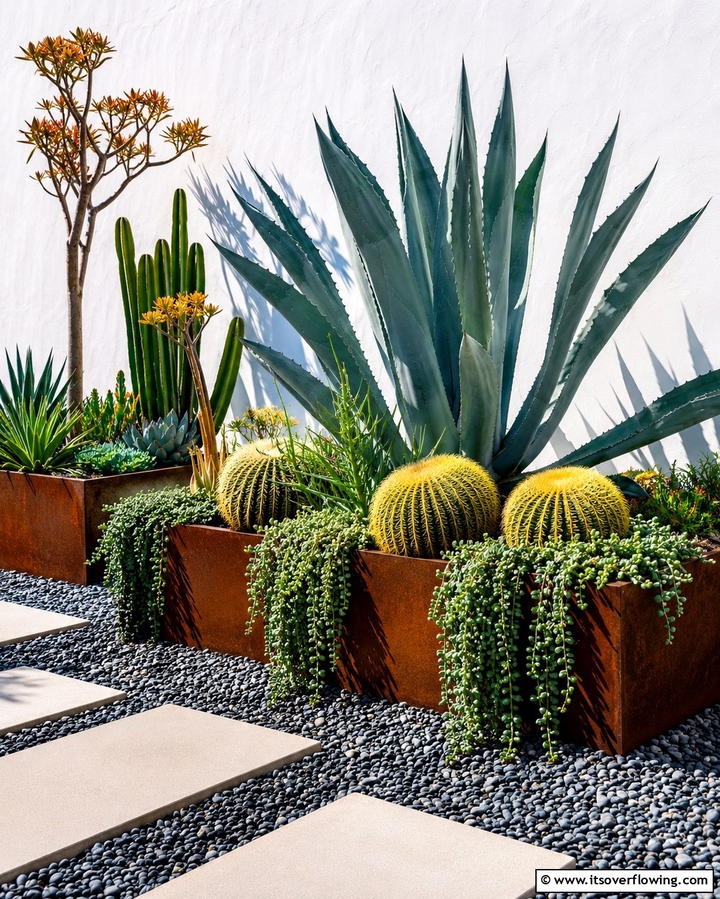 Succulent and Cactus Gardens - 25 Tropical Landscape Ideas for Your Outdoor Paradise