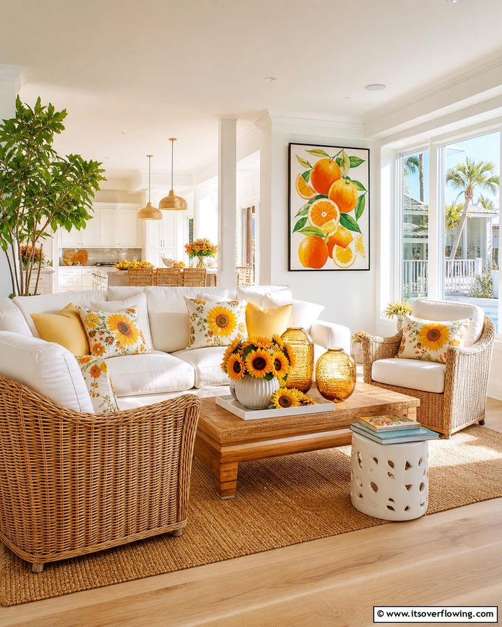 Sun Kissed Color Palette - 21 Beach House Decor Ideas for a Coastal-Inspired Home Retreat