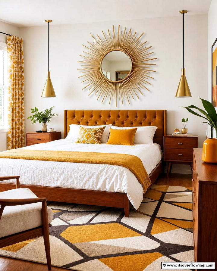 Sunburst Mirror for Artistic Flair - 20 Bedroom Mirror Ideas to Reflect Your Style