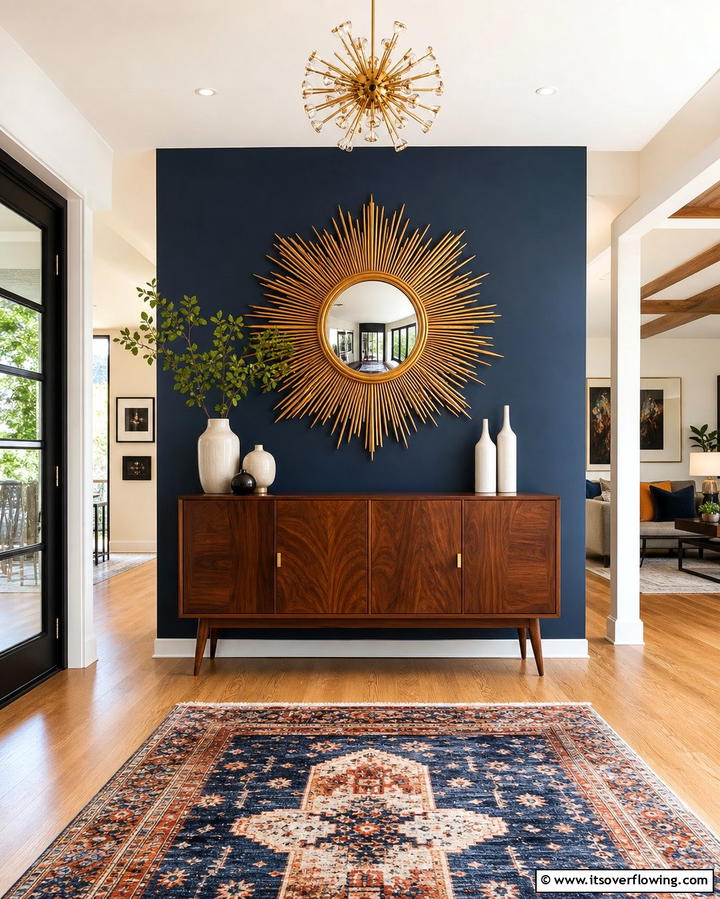 Sunburst MirrorExact - 25 Hallway Mirror Ideas for Stylish and Functional Spaces