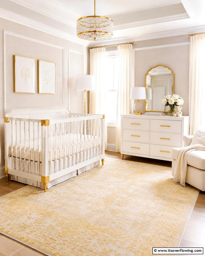 Sunflower Inspired Decor Accents - 25 Yellow Nursery Ideas for a Cheerful Baby Room