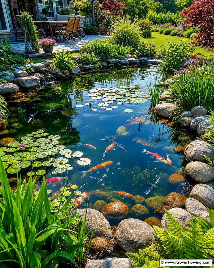 Sunken Garden Pond - 20 Sunken Garden Ideas for a Unique Landscape