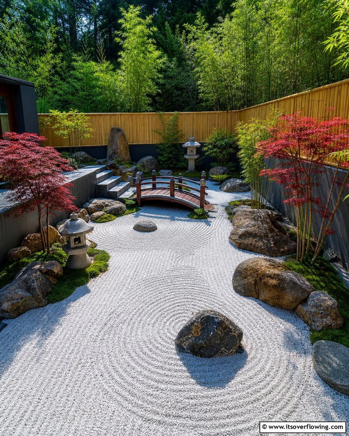 Sunken Zen Garden - 20 Sunken Garden Ideas for a Unique Landscape