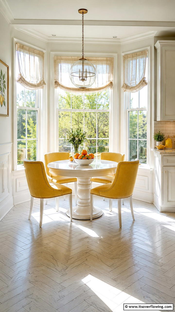 Sunlit Breakfast Spot - 30 Bay Window Ideas to Brighten and Expand Your Space