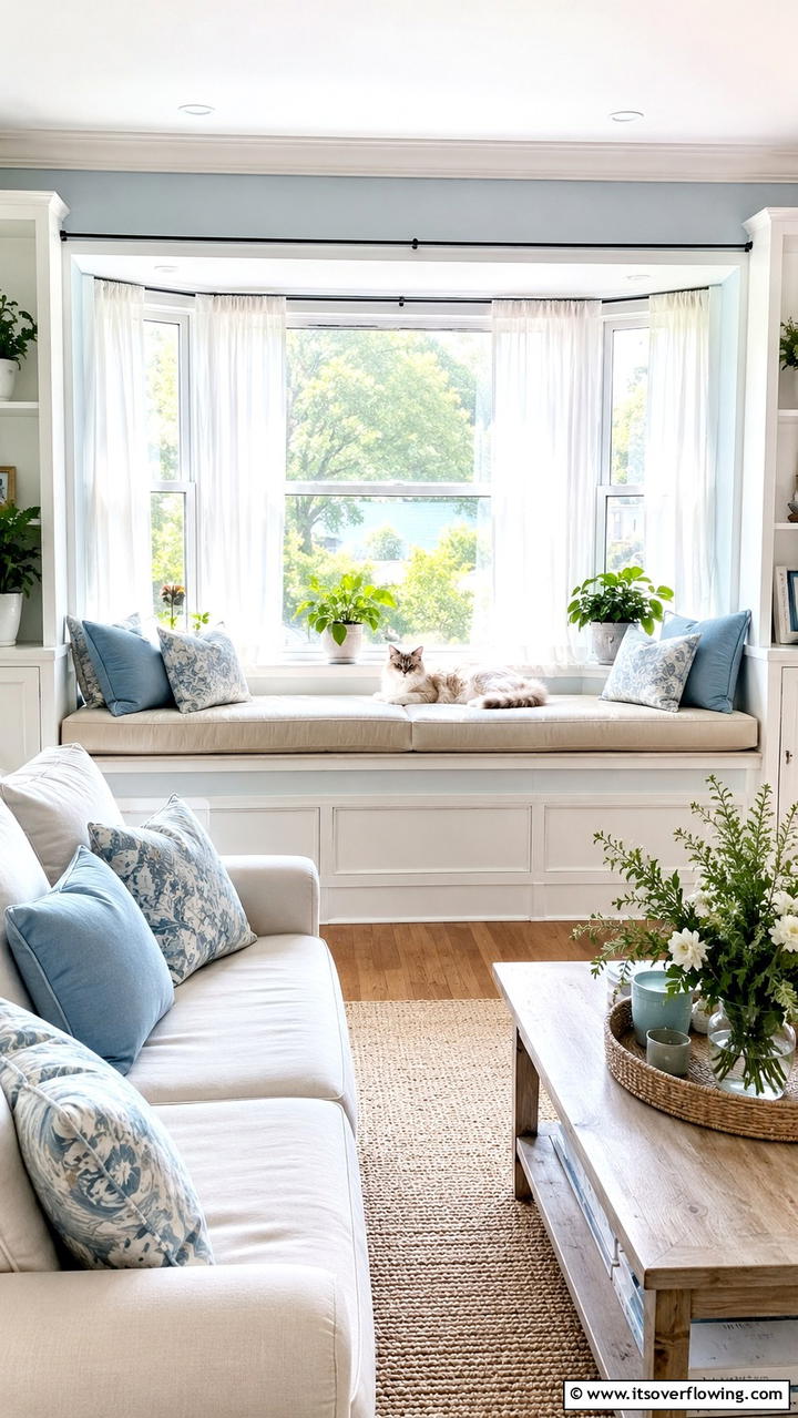 Sunlit Window Perch Paradise - 30 Cat Room Ideas- Create a Purr-fect Space for Your Feline