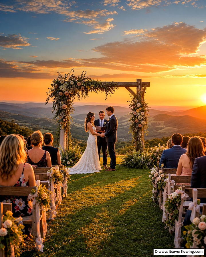 Sunrise or Sunset Ceremony - 25 Casual Wedding Ideas for a Relaxed and Intimate Celebration