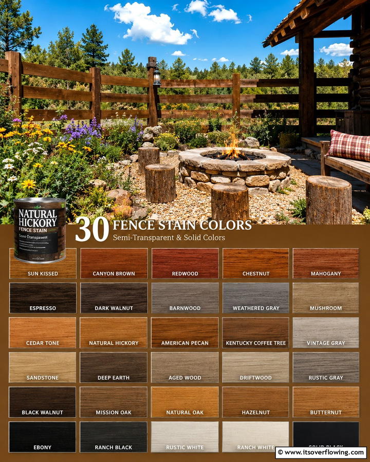 Sunset Copper Flame - 30 Fence Stain Colors to Enhance Wood’s Natural Look