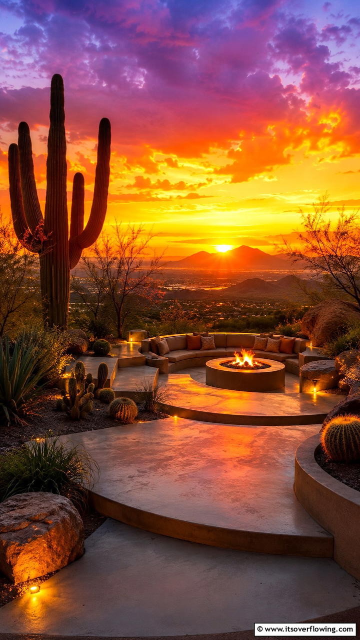 Sunset View Garden - 30 Desert Landscape Ideas for Low-Water Gardens