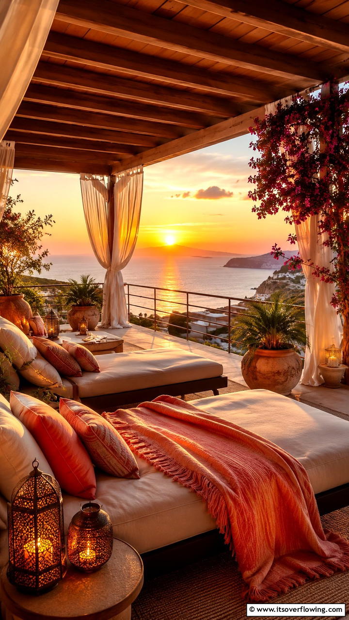 Sunset Viewing Veranda - 21 Veranda Ideas to Create a Relaxing Outdoor Retreat
