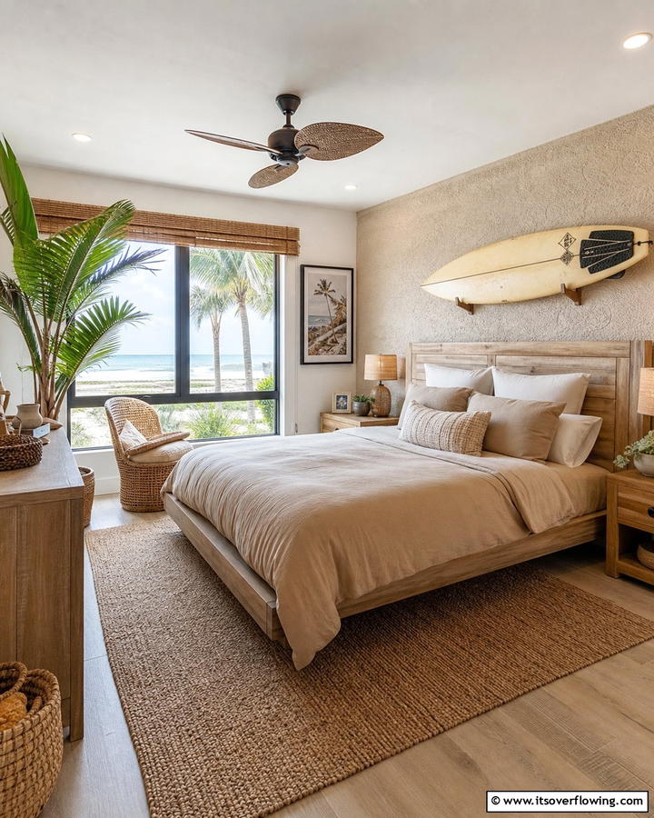 Surf and Sand Vibes - 21 Beach Themed Bedroom Ideas for a Coastal Escape at Home