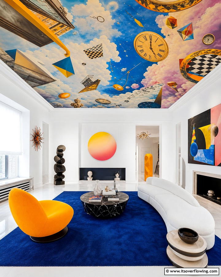 Surreal Dreamscape - 30 Artistic Ceiling Murals to Inspire Unique Interior Designs