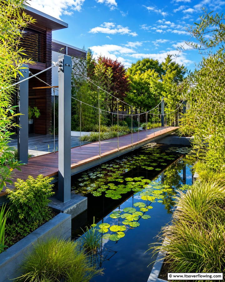 Suspended Cable Walkway - 20 Elevated Walkway Ideas for a Unique Landscape