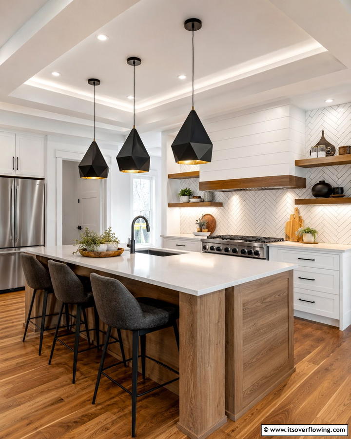 Suspended Pendant Lights - 25 Drop Ceiling Lighting Ideas for Modern Homes