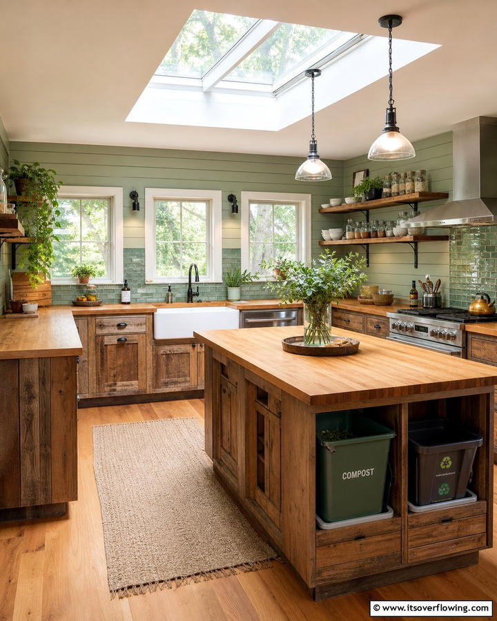 Sustainable Country Kitchen Designs - 21 Country Kitchen Ideas with Farmhouse Appeal