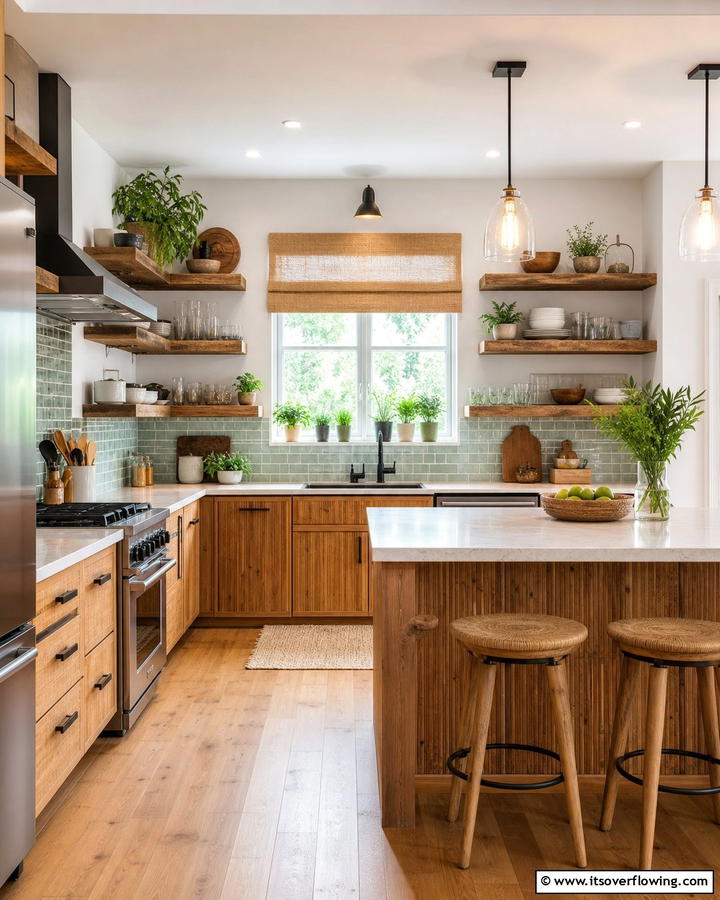Sustainable Decor Choices - 21 Farmhouse Kitchen Ideas for a Cozy, Timeless Look
