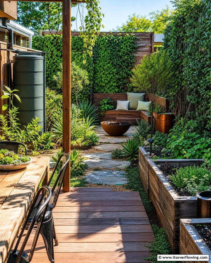 Sustainable Eco Courtyard - 21 Courtyard Ideas to Design a Peaceful Outdoor Oasis