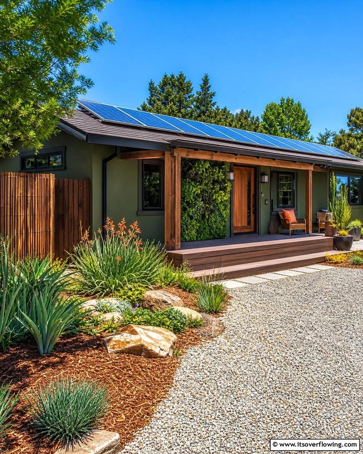Sustainable Eco Designs - 21 Ranch Home Curb Appeal Inspiration Ideas