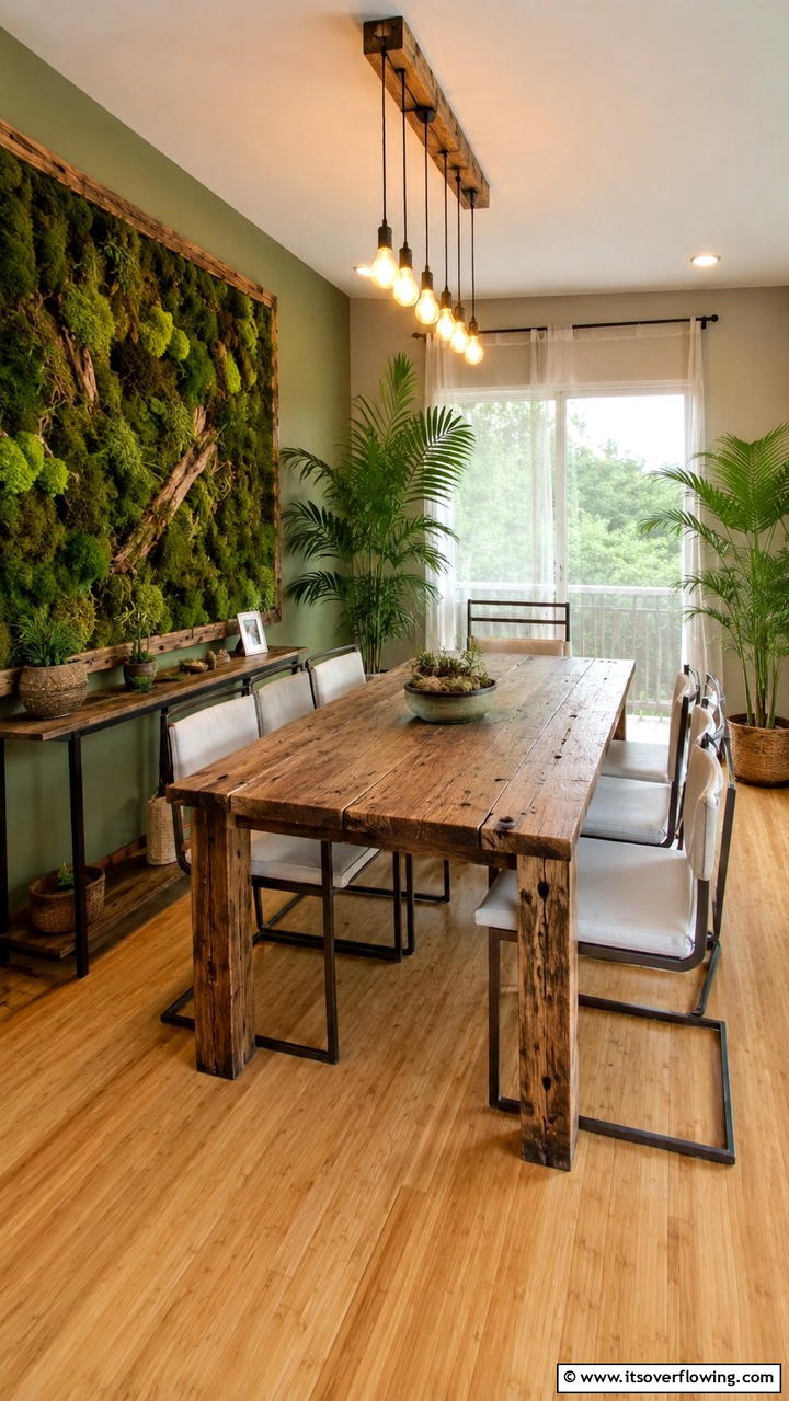 Sustainable Eco Friendly Dining - 30 Dining Room Ideas for Memorable Gatherings