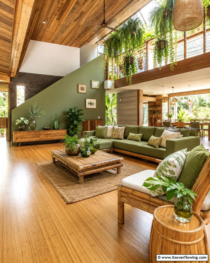 Sustainable Eco Friendly Room - 30 Great Room Ideas to Elevate Open-Concept Living