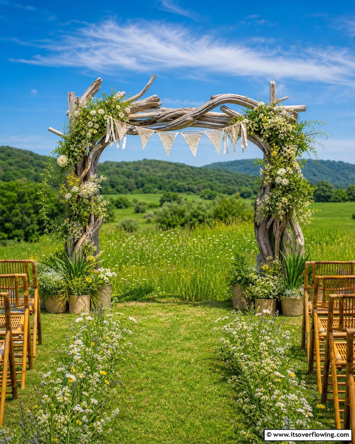 Sustainable Eco Friendly Wedding Arch - 21 Beautiful Wedding Arch Ideas for Ceremony Backdrops