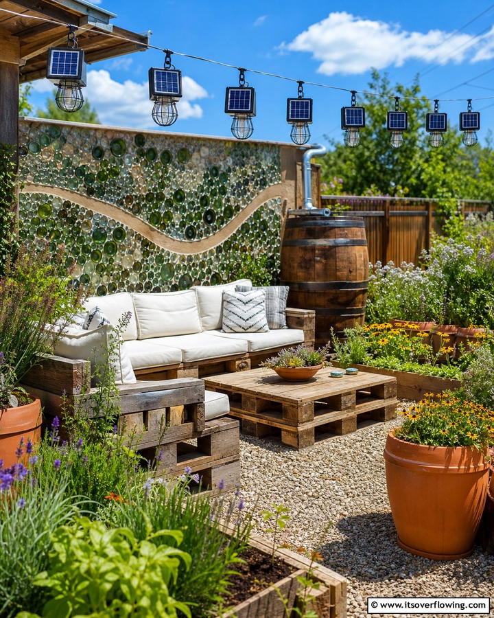 Sustainable Green Living Area - 21 Outdoor Living Room Ideas for Relaxation & Entertaining