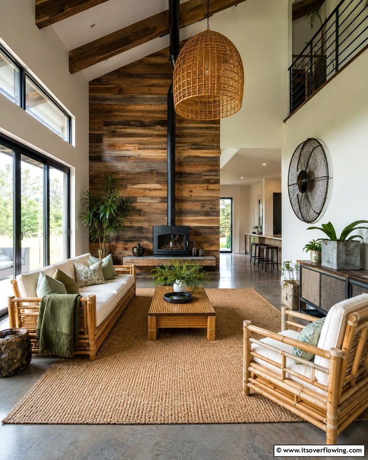 Sustainable Material Choices - 30 Barndominium Interior Ideas for Spacious Living Designs
