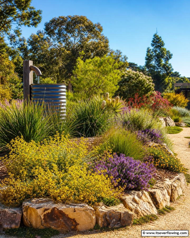 Sustainable Native Garden - 30 Garden Layout Ideas- Strategic Planting & Design Tips