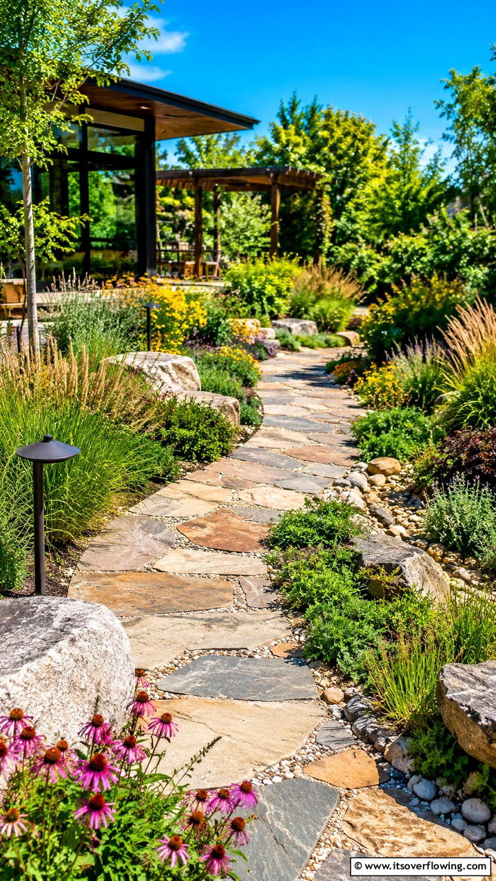 Sustainable Pathway - 30 Stunning Garden Path Ideas to Guide Your Landscape
