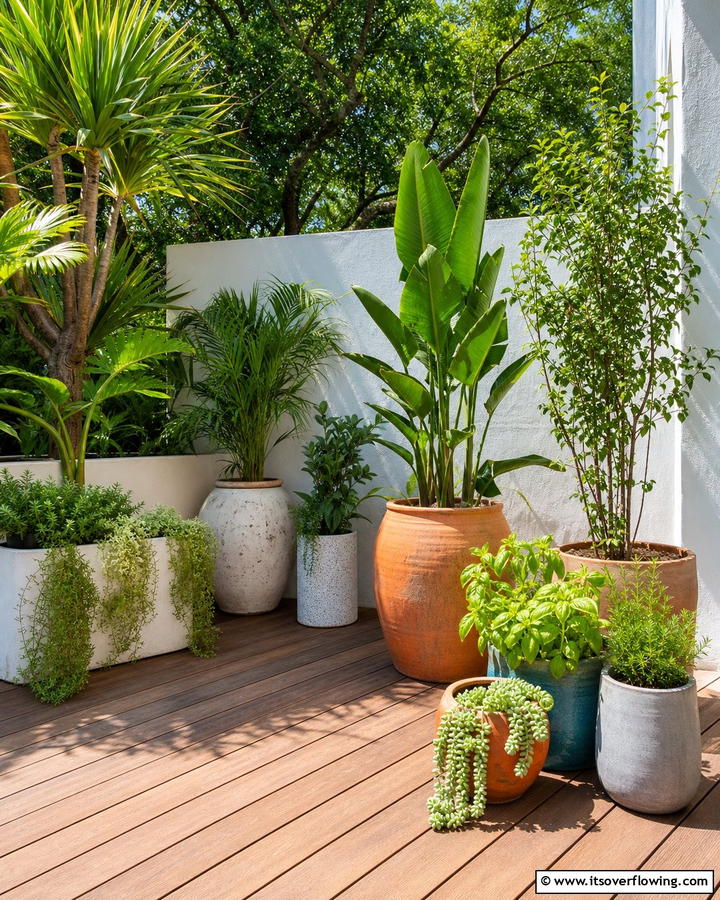 Sustainable Potted Greenery - 21 Patio Decor Concepts to Refresh Your Outdoor Living Area
