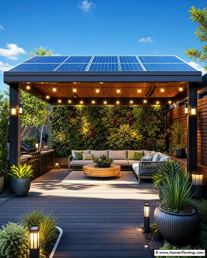 Sustainable Solar Solutions - 20 Patio Extension Ideas to Enhance Your Outdoor Living Space